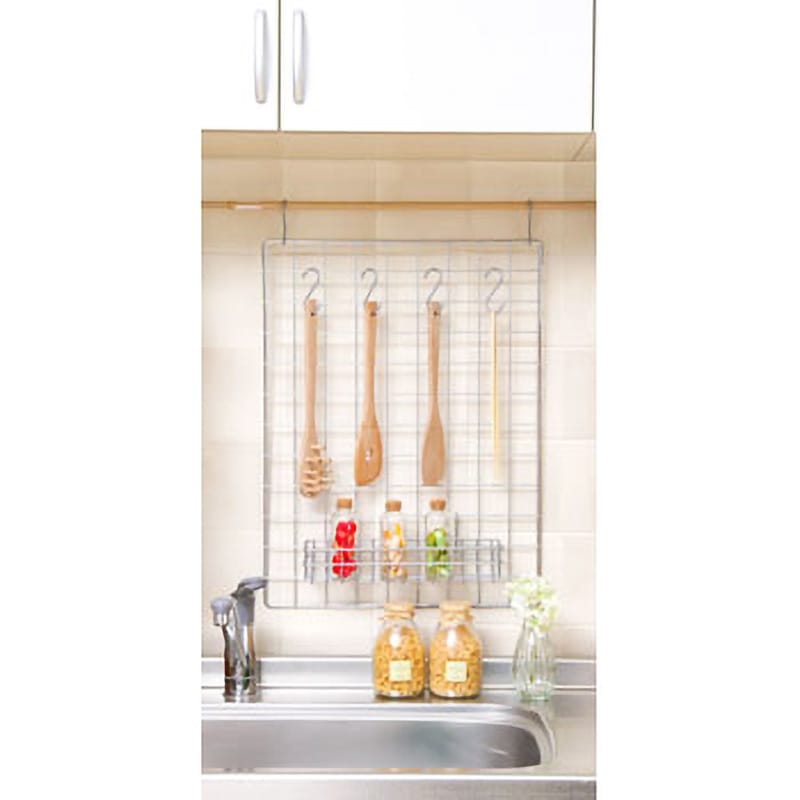 RSV-190 伸縮棒超スリム アイリスオーヤマ 木目ミディアム ブラウン色