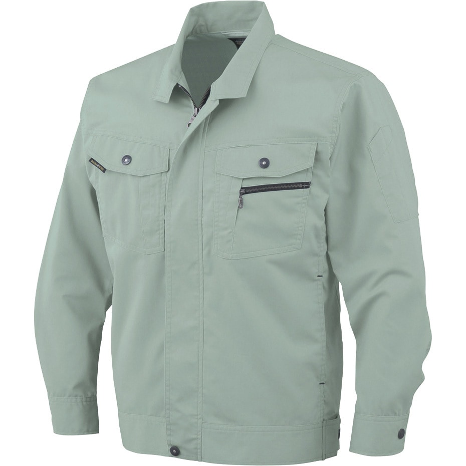 AS-931 長袖ブルゾン AS-931 コーコス信岡 混率(%):ポリエステル65 ・ 綿35 グリーン色 L着丈66cm 4,941円