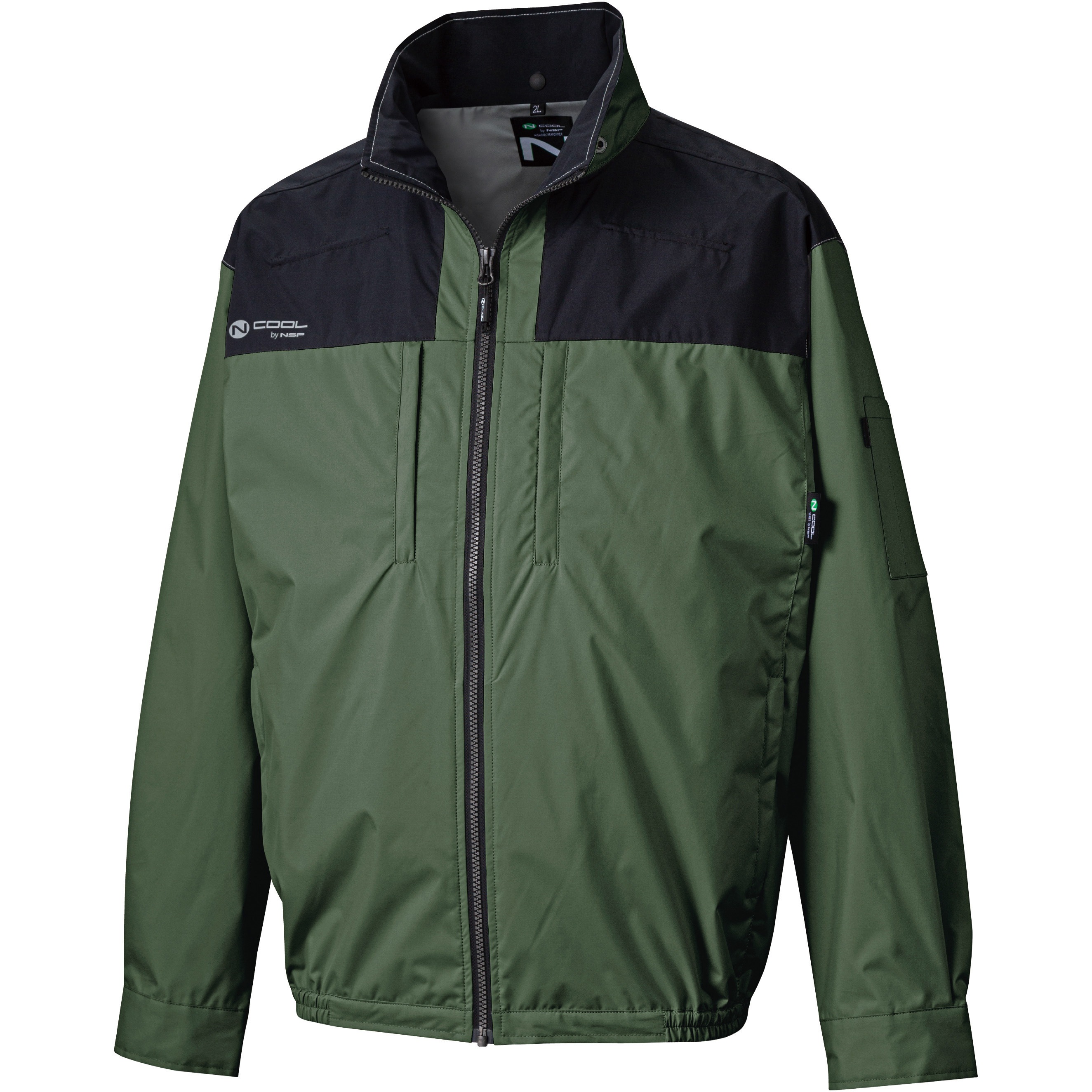 NA-1142 Nクールウェア 長袖 上部ファン 胸ポケ (服M) ハンター