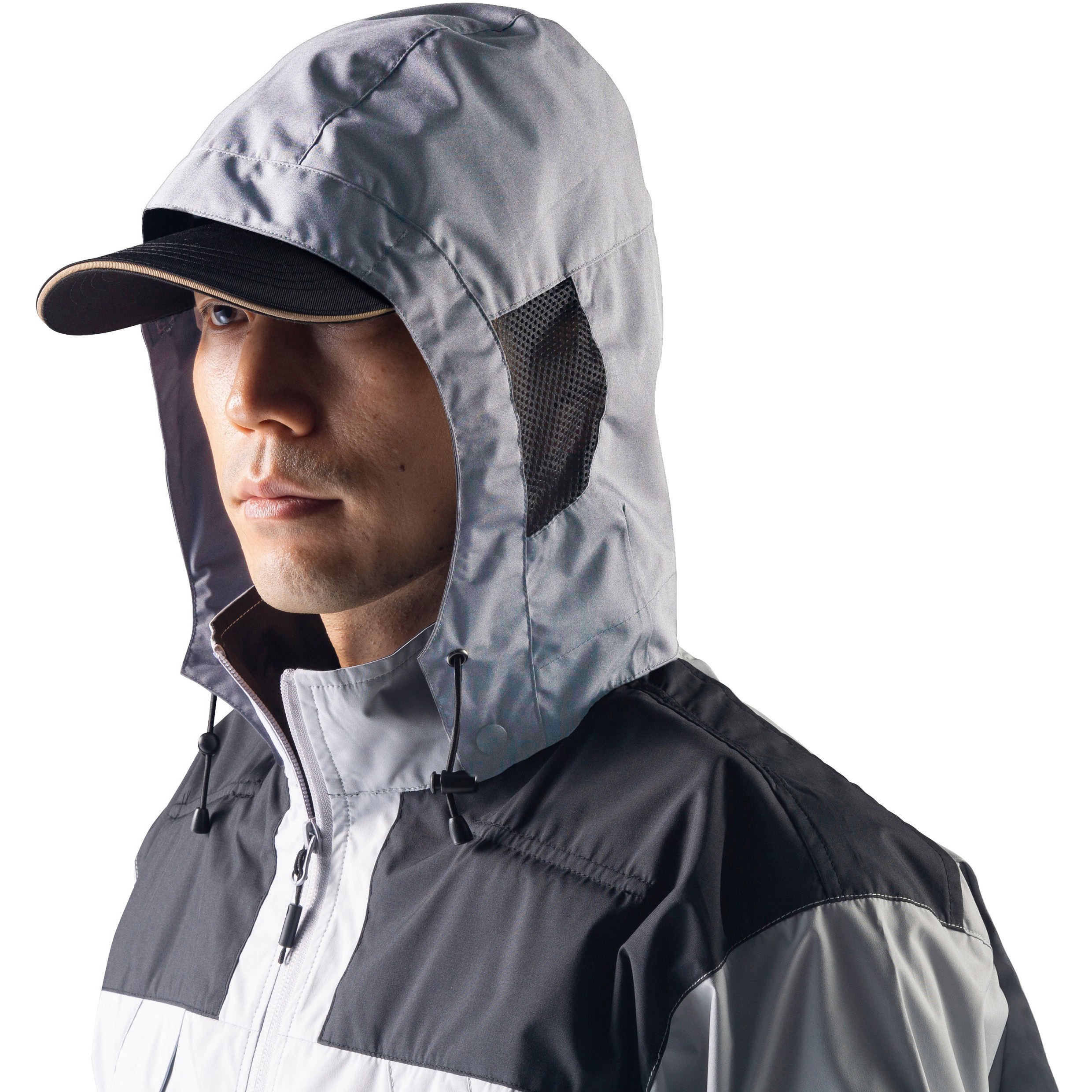 NZ-HOOD1/シルバー/通常 Nクールウェア 脱着フード 1着 NSP 【通販