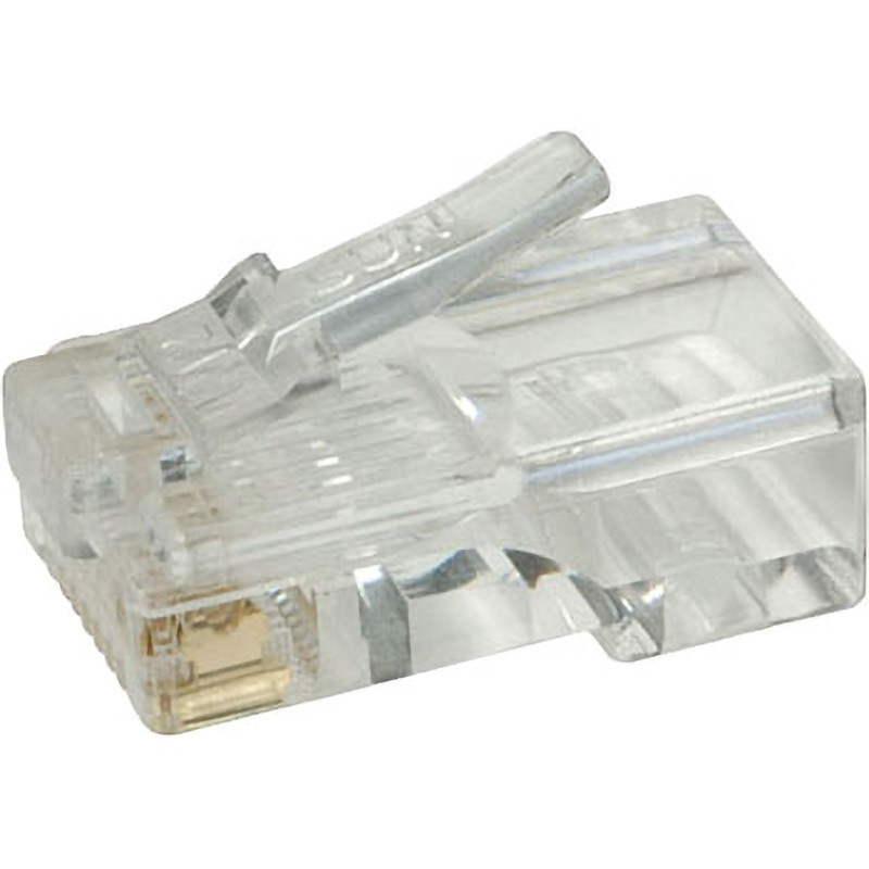 LMP-5(100) RJ45コネクタ サン電子 エンハンスドカテゴリー5対応規格 単線用