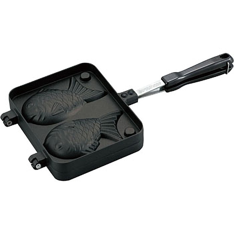 UG-3008 キャスト アルミ たい焼き器 1個 CAPTAIN STAG 【通販モノタロウ】