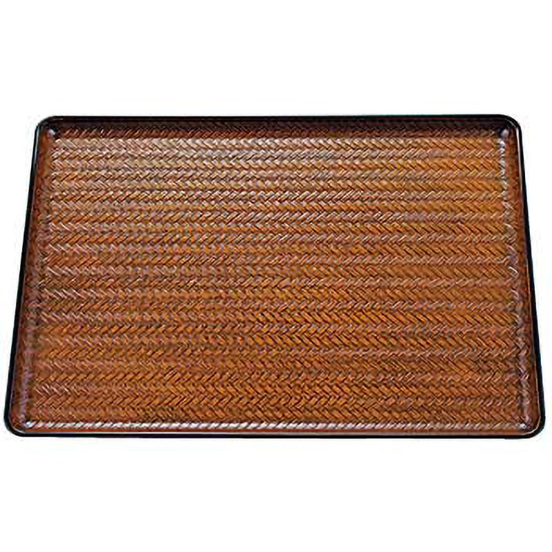 竹アジロ長手盆 栃塗SL 福井クラフト トレー・お盆 【通販モノタロウ】