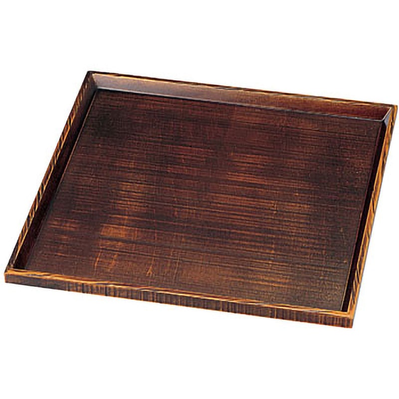 16913240 荒彫角盆 栃塗 木 福井クラフト 尺0サイズ 5,098円