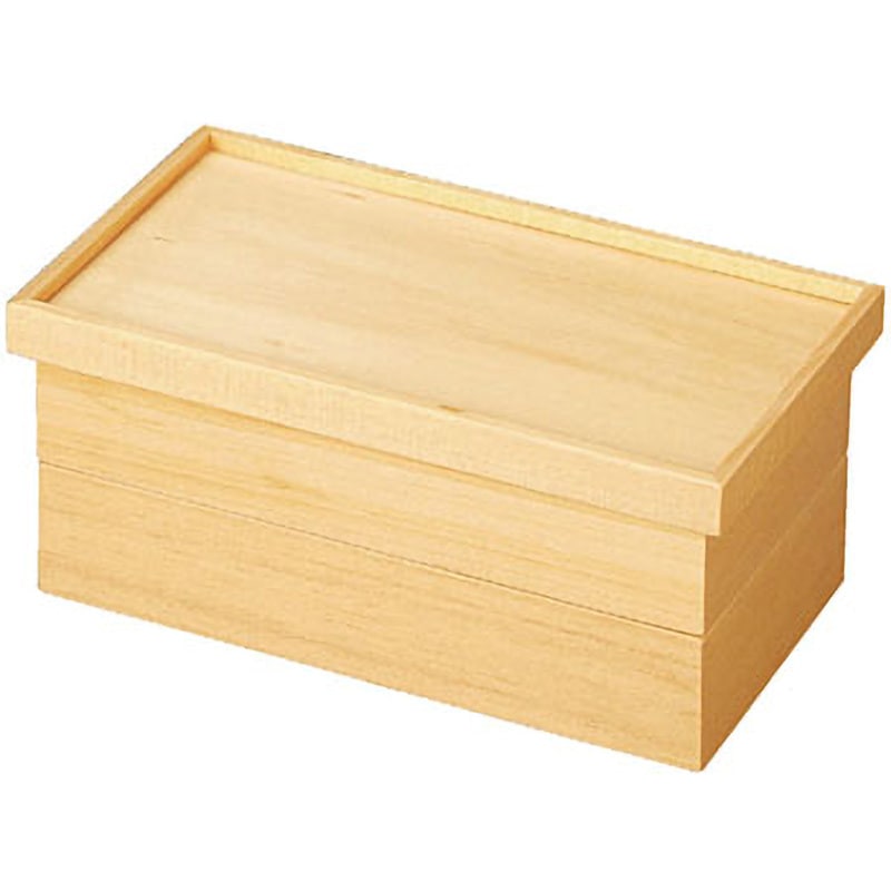 21032310 盆長手比叡山弁当 白木 重厚タイプ (箱親) 木 1個 福井クラフト 【通販モノタロウ】