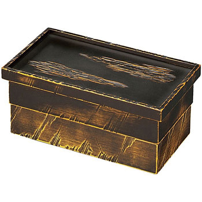 21032370 盆長手比叡山弁当 べっ甲雲乱彫り塗 (箱親) 木 1個 福井クラフト 【通販モノタロウ】 5,898円