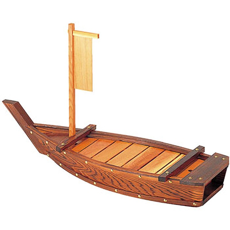 53250220 焼杉大漁舟 木 1個 福井クラフト 【通販モノタロウ】