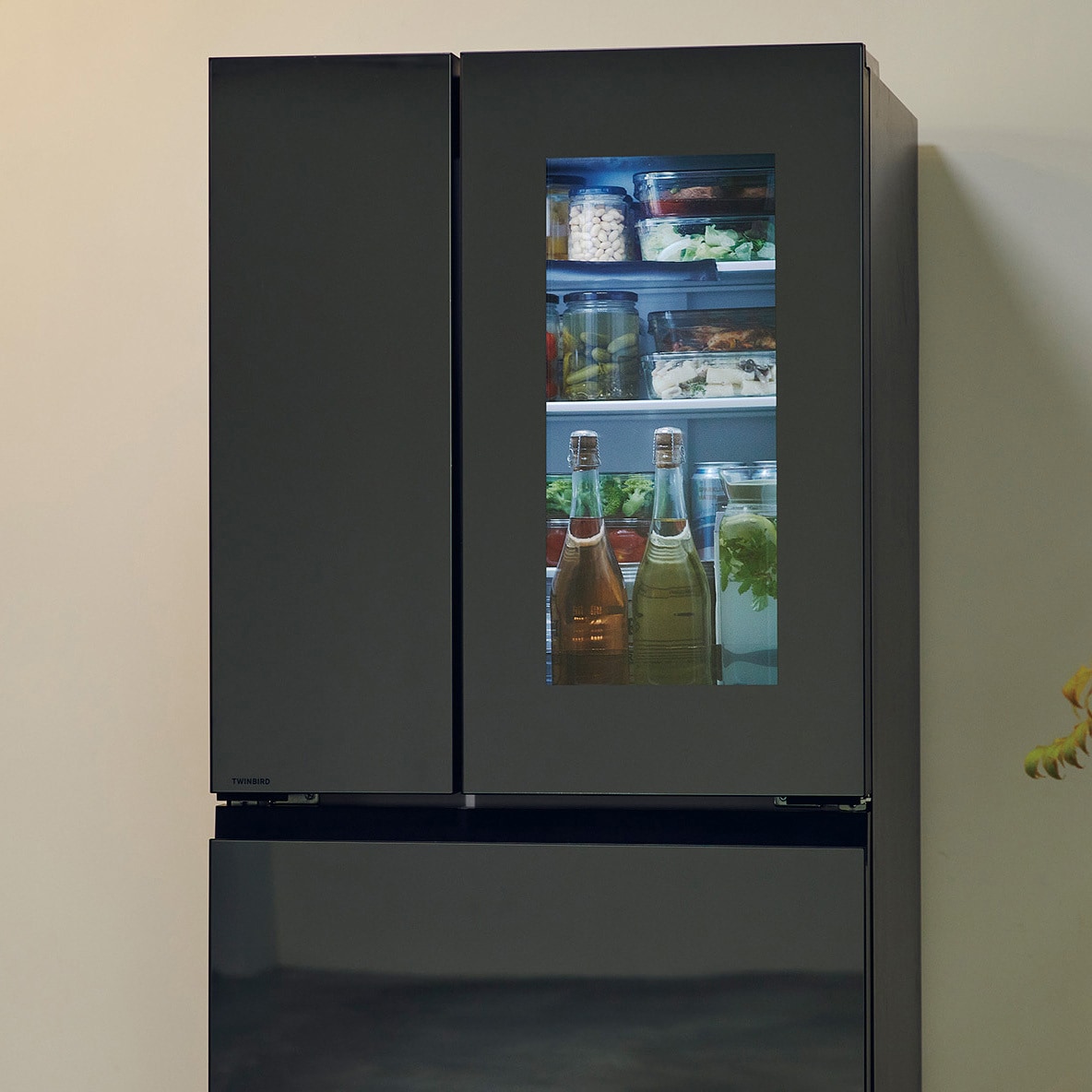 HR-EI35B 中身が見える冷蔵庫 354L ツインバード ファン式 - 【通販