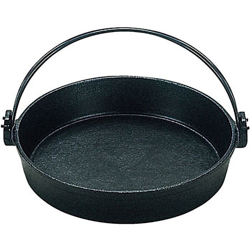 93105580 すきやき鍋ツル付 鉄 1個 福井クラフト 【通販モノタロウ】