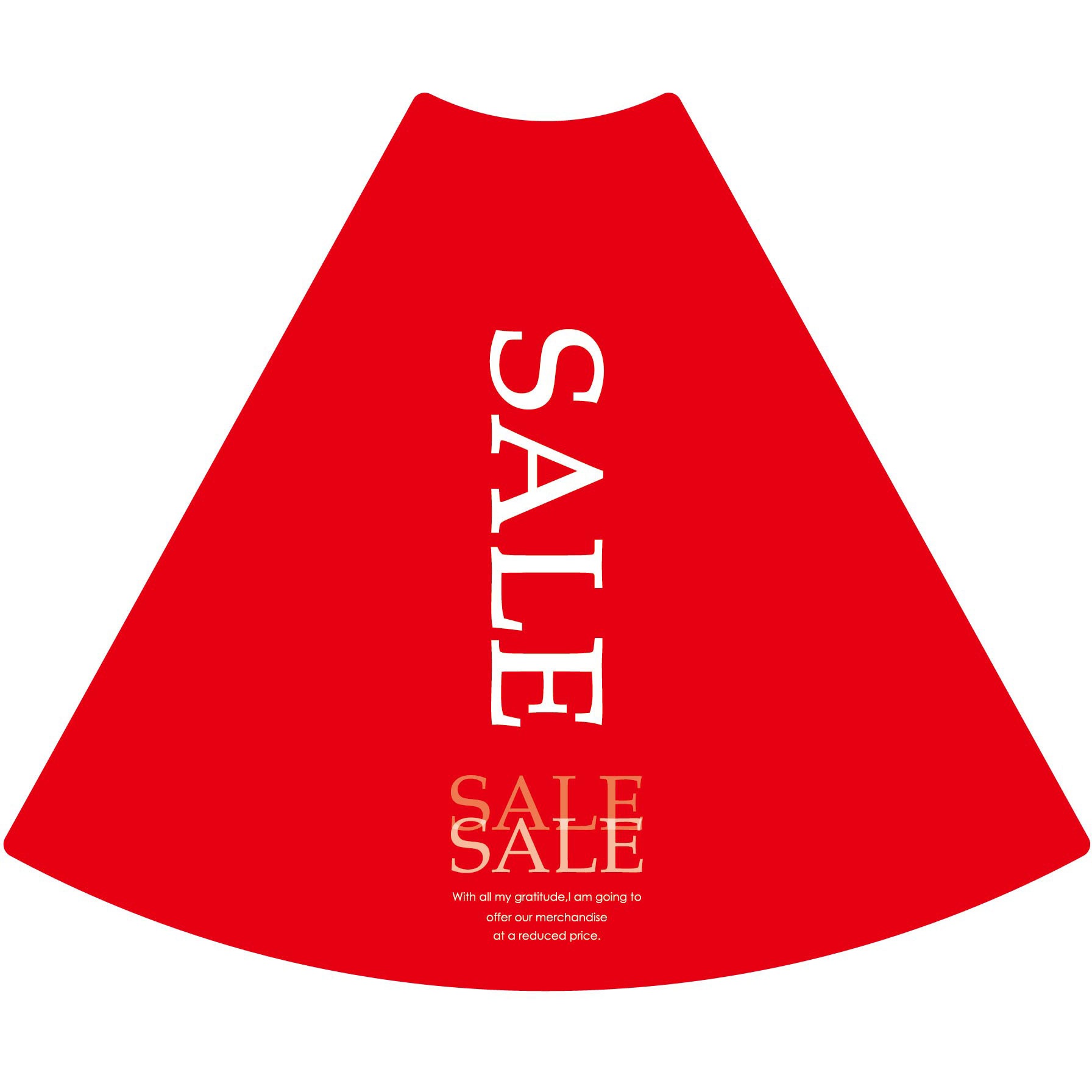 POPS-1 POPコーン小 サインアーテック 表示内容SALE 厚さ0.2mm高さ315mm 1セット(10枚)
