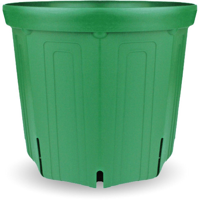 兼弥産業　丸スリット鉢40cm CSM-400 モスグリーン13号8個入りセット スリット鉢】CSM-400（約13号）モスグリーン – KUROKO