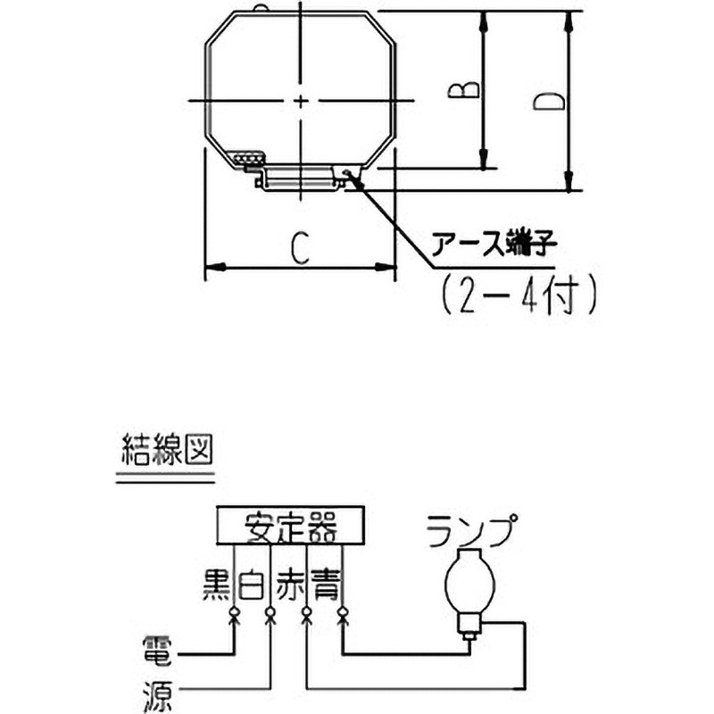 Amazon | 岩崎電気 アイ 水銀ランプ用安定器 80W用 一般形高力率