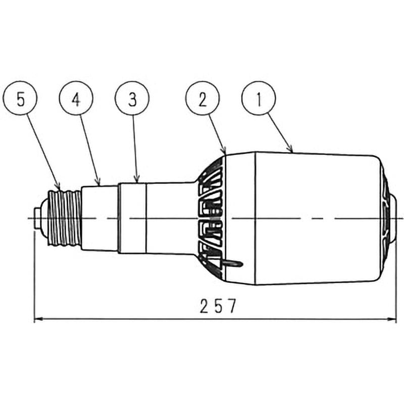 LEDioc LEDライトバルブF 岩崎電気 多目的灯 【通販モノタロウ】