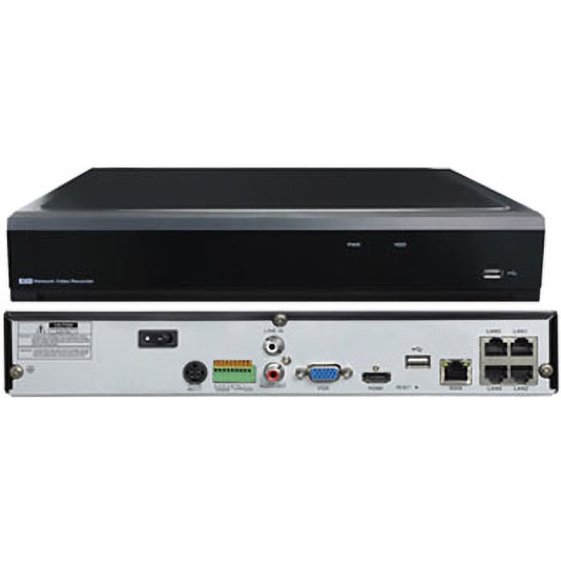 N7604 2TB AI ネットワークレコーダー HDD・POE内蔵 ティー・アイ