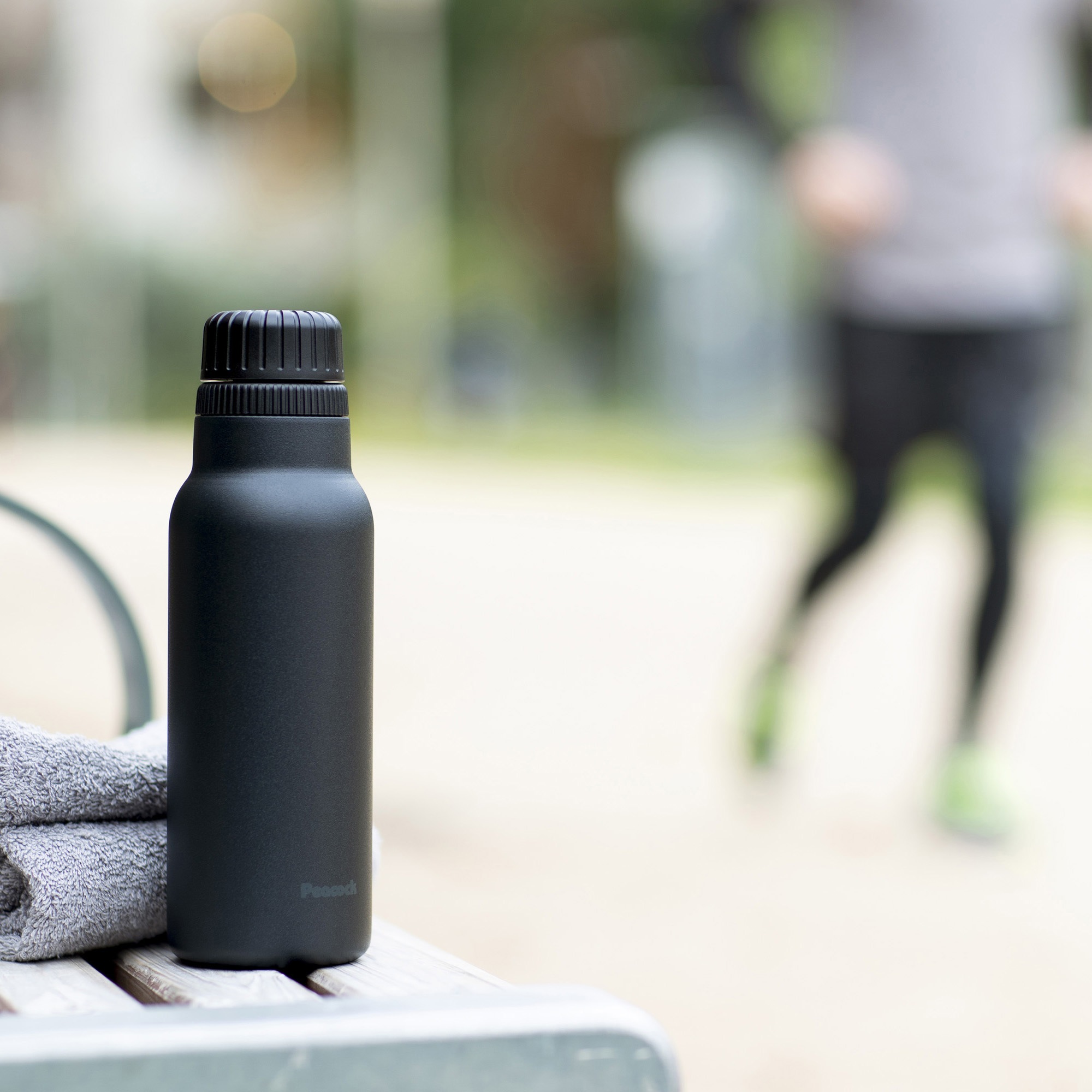 AJH-60 B ストレートドリンクタイプ ピーコック魔法瓶工業 ブラック色