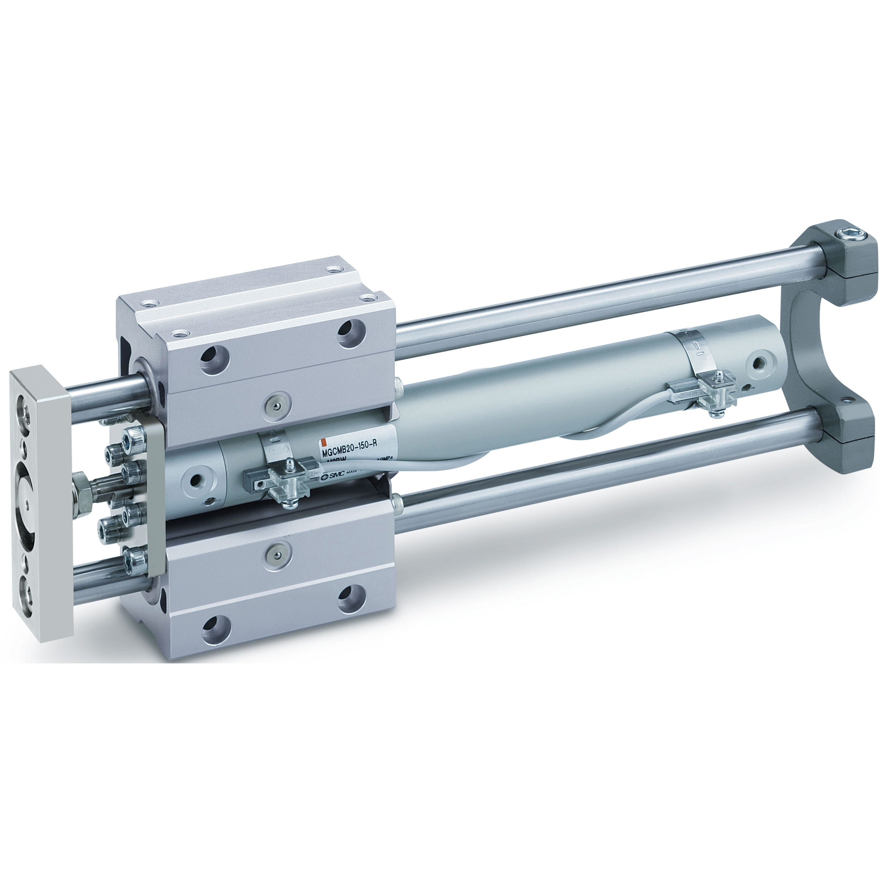 MGCMF25-100 ガイド付シリンダ/コンパクトタイプ (MGCMF25-1～) SMC 複動片ロッド すべり軸受 シリンダストローク100mm 29,980円