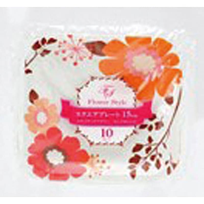 MB-268 スクエアプレート フラワー ストリックスデザイン 角皿