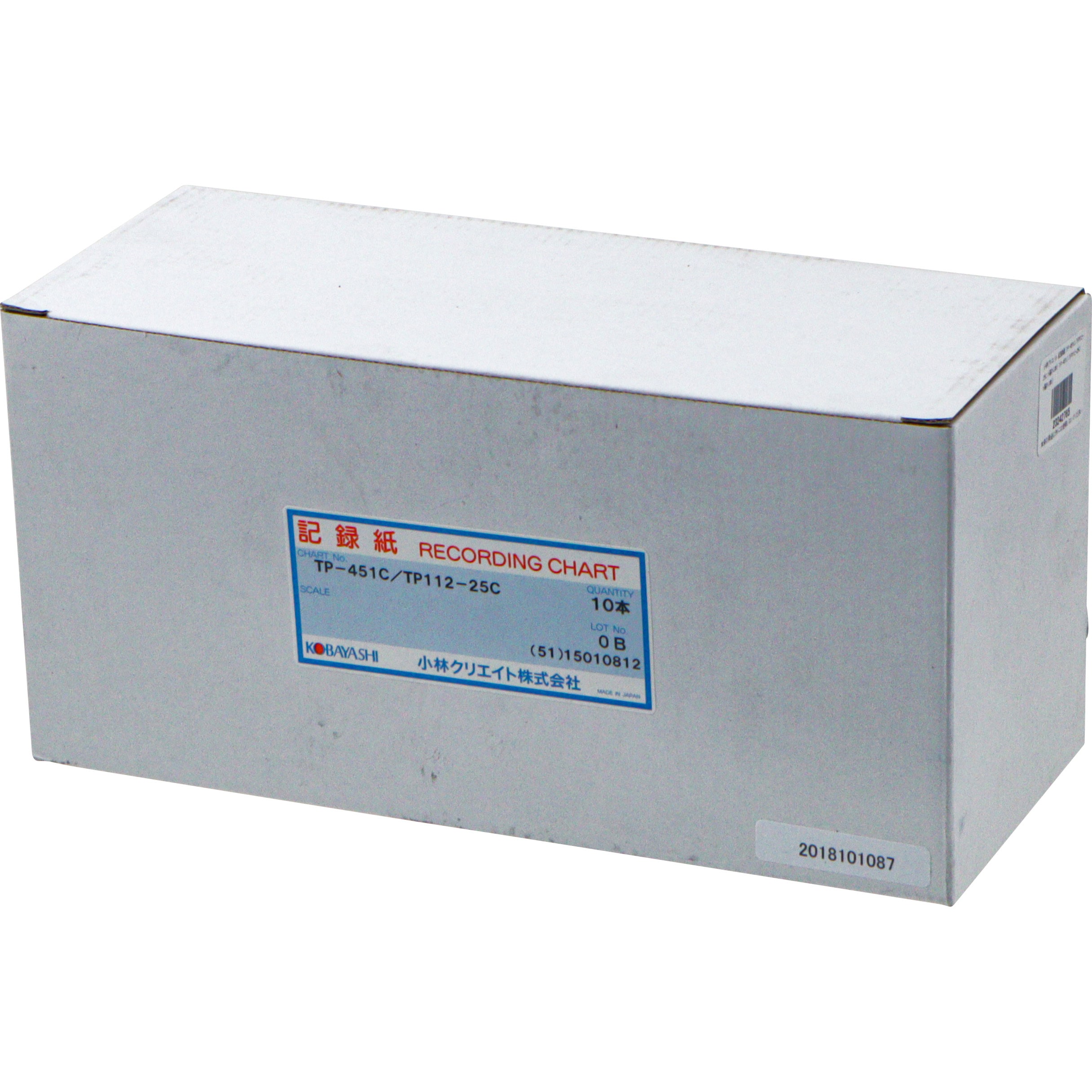 TP-451C/TP112-25C 記録紙 1箱(10本) 小林クリエイト 【通販サイト