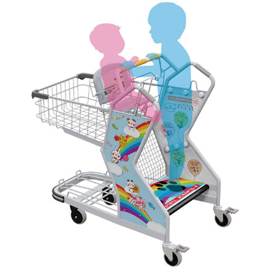 SC-401ST キッズステップカート 1台 スーパーメイト 【通販モノタロウ】