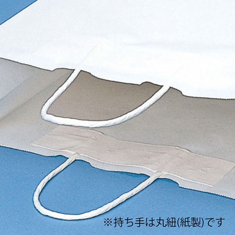 白無地 手提げ紙袋 HEIKO 白無地色 幅380mmマチ250mm高さ395mm 1パック