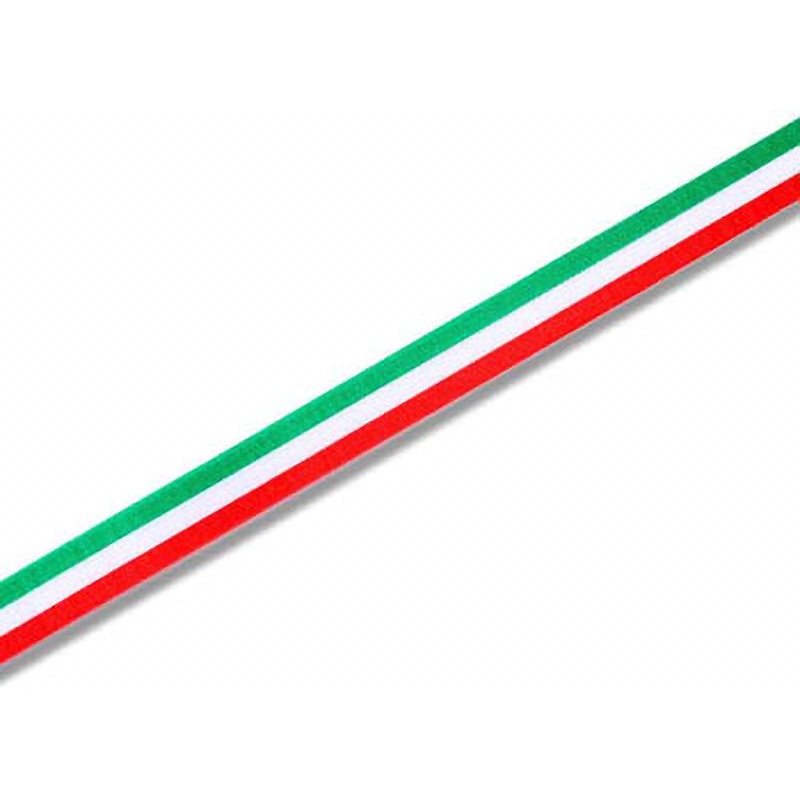 イタリア 12mm リボン 国旗 HEIKO 幅12mm長さ30m 1パック(20巻)