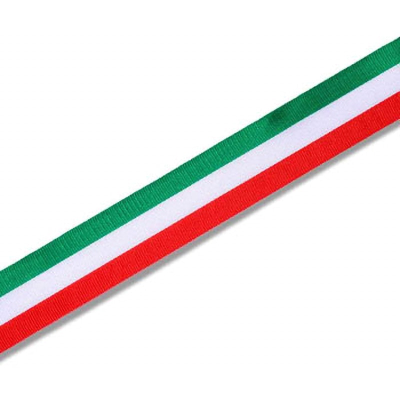 イタリア 24mm リボン 国旗 HEIKO 幅24mm長さ30m 1パック(10巻)