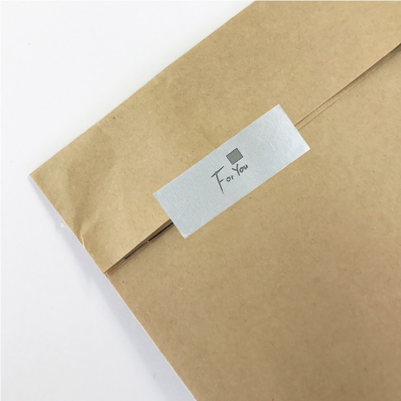 フォーユー 銀 S ギフトシール HEIKO フォーユー 銀 S柄 寸法18