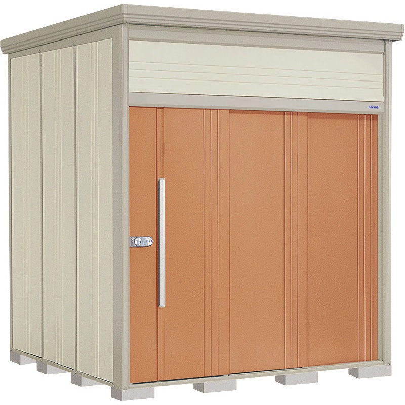 JN-2222T Mr.トールマン ダンディ TAKUBO(タクボ/田窪工業所) 引き戸 トロピカルオレンジ色 一般型/標準型 間口2200mm奥行2290mm高さ2570mm  JN-2222T