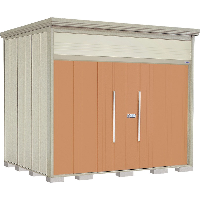 JN-2922T Mr.トールマン ダンディ TAKUBO(タクボ/田窪工業所) 引き戸 トロピカルオレンジ色 一般型/標準型 間口2900mm奥行2290mm高さ2570mm  JN-2922T