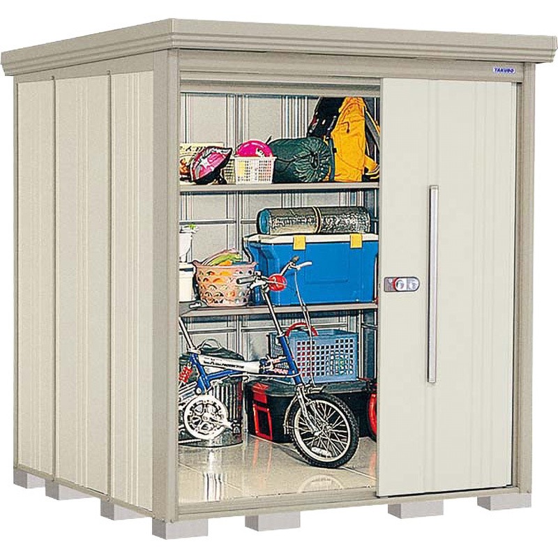 ND-1819W Mr，ストックマン ダンディ TAKUBO(タクボ/田窪工業所) ムーンホワイト色 (屋根)標準型 間口1832mm奥行1922mm高さ2110mm  ND-1819W