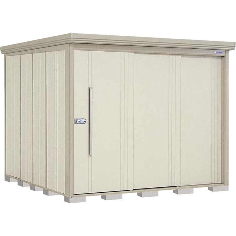 ND-2526W Mr，ストックマン ダンディ TAKUBO(タクボ/田窪工業所) ムーンホワイト色 (屋根)標準型 間口2532mm奥行2622mm高さ2110mm  ND-2526W