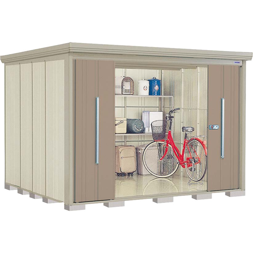 ND-2926B Mr，ストックマン ダンディ TAKUBO(タクボ/田窪工業所) カーボンブラウン色 (屋根)標準型 間口2900mm奥行2622mm高さ2110mm  ND-2926B