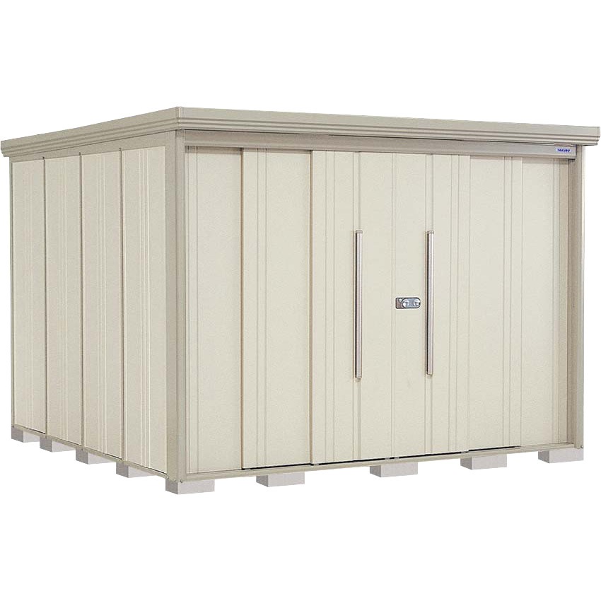 ND-2929W Mr，ストックマン ダンディ TAKUBO(タクボ/田窪工業所) ムーンホワイト色 (屋根)標準型 間口2900mm奥行2990mm高さ2110mm  ND-2929W