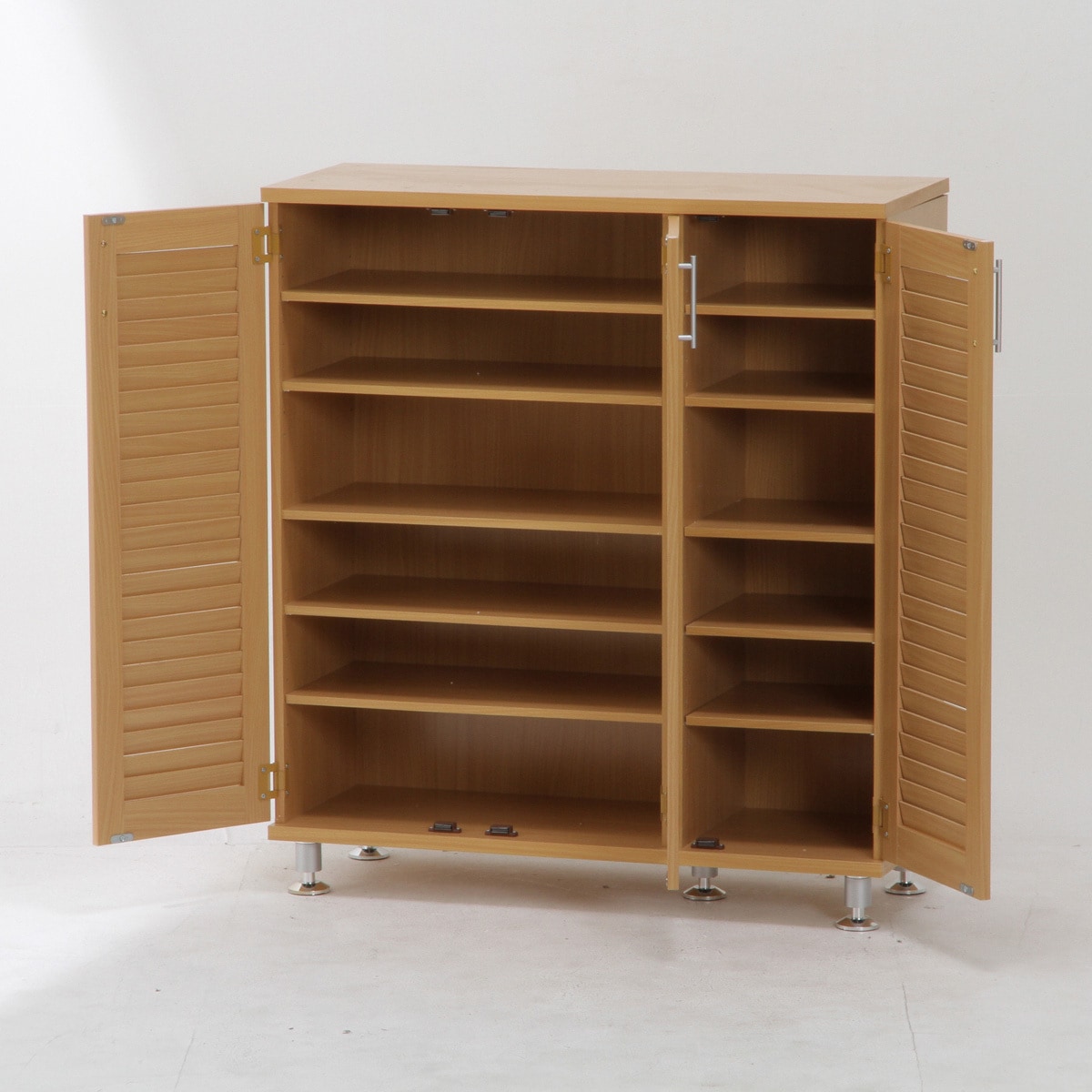 ルーバーシューズボックス 96564 ルーバーシューズボックス ワイド 1台 不二貿易 【通販モノタロウ】