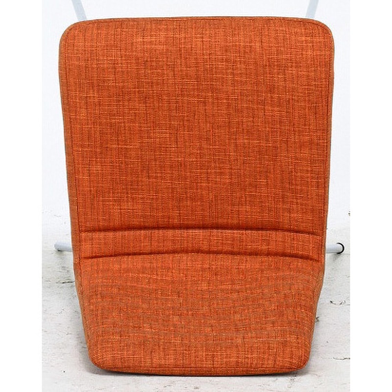 不二貿易 シュクルチェアー オレンジ ファブリック ダイニングチェアー 88029 不二貿易&frasl;シュクル チェアー オレンジ&frasl;88029 ダイニングチェア