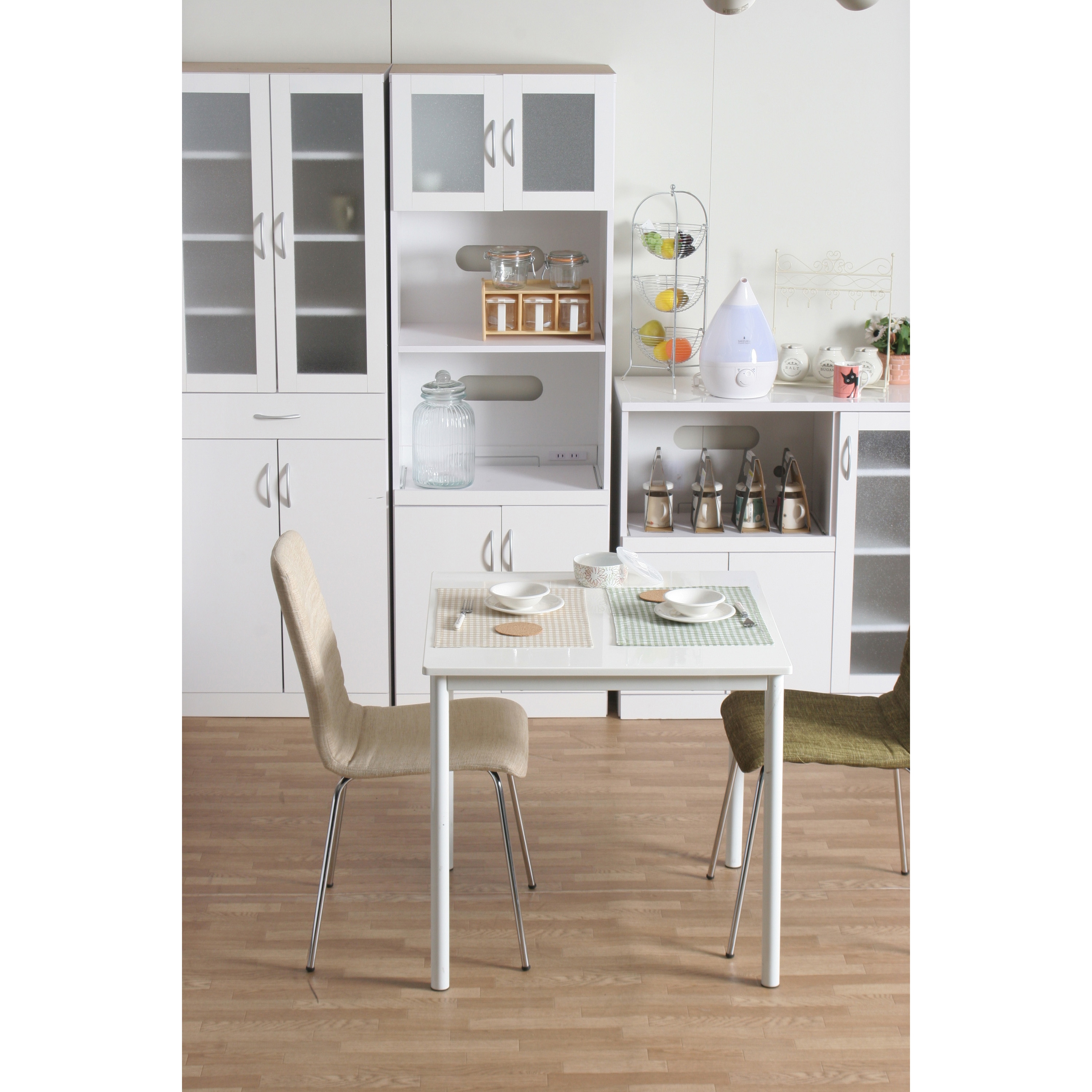 84132 ダイニングテーブル シュクル 不二貿易 四角 ホワイト色 高さ