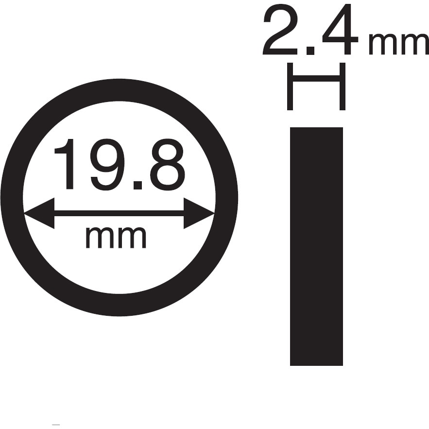 PP50-20 O〈オー〉リング SANEI(旧:三栄水栓製作所) 内径19.8mm 1袋(2