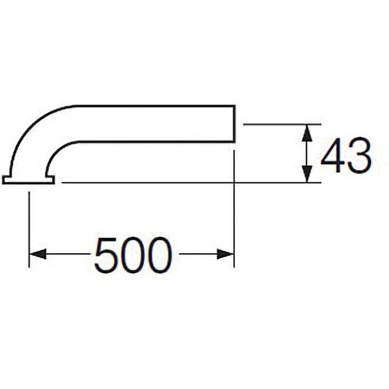 H71-66-32X500 Pパイプ SANEI 呼び径32 - 【通販モノタロウ】