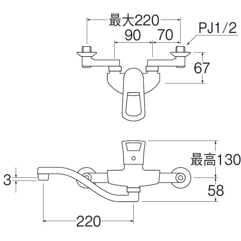 K1712A-13 シングル混合栓 1個 SANEI 【通販モノタロウ】 K1712A-13 シングル混合栓 1個 SANEI 【通販モノタロウ】