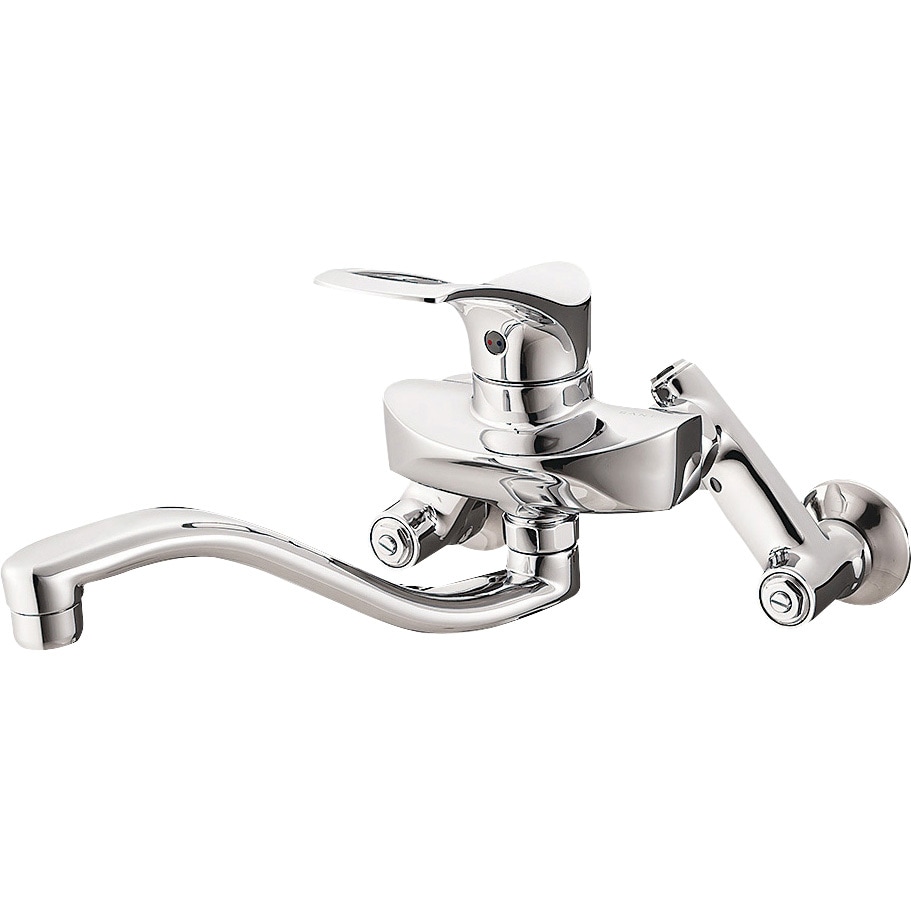 SANEI シングル混合栓 K1712A-3U-13 (水栓金具) 価格比較 - 価格.com