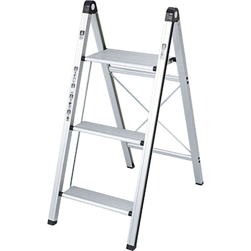 Mo-C03 アルミ製踏み台 スリムタイプ モノタロウ 3段 天板寸法・幅