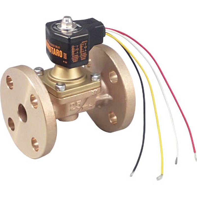 VENN/ベン 電磁弁(ダイヤフラム式)ダイヤフラム式桃太郎2 RoHS対応 ウォータハンマ緩和機構付 通電開 呼び径25〔HD〕 ベン WF22-F 桃太郎II 青銅電磁弁(フランジ・通電開・ダイヤフラム式