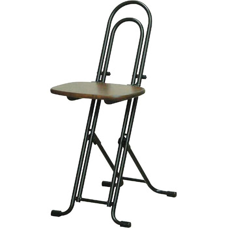 W-150TD ベストホビーチェア ルネセイコウ ダークブラウン/ブラック色 高さ750mm幅330mm奥行390mm  W-150TD