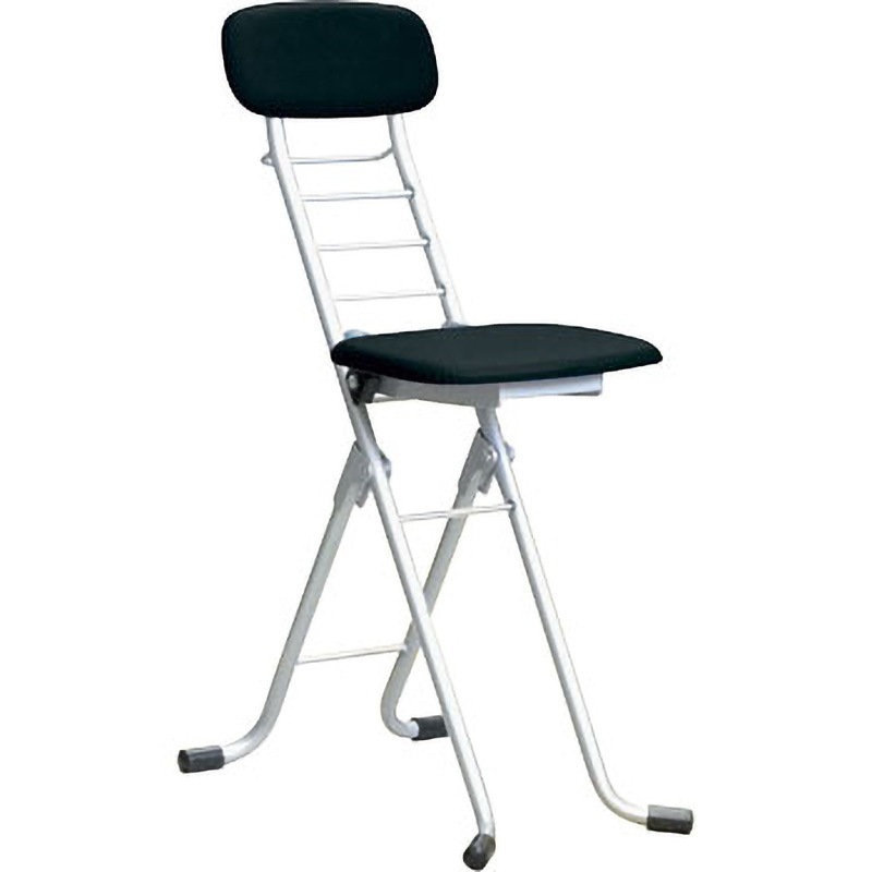 CSP-320A/01 カラーリリィチェア ルネセイコウ ブラック/シルバー色 高さ790mm幅350mm奥行480mm 8,413円