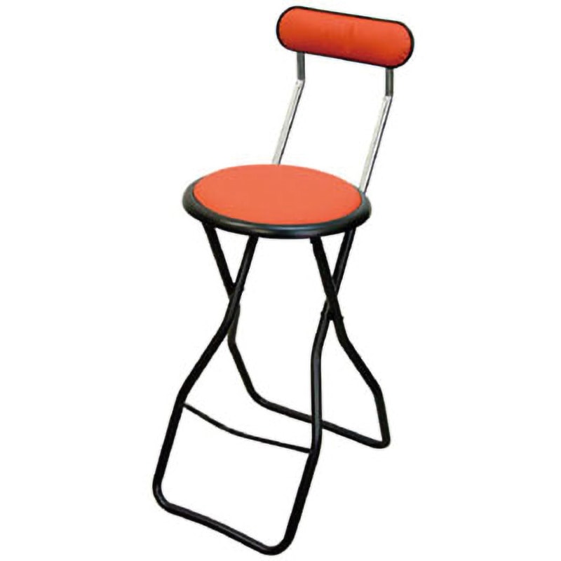 H-60 キャプテンハイ ルネセイコウ レッド/ブラック色 高さ885mm幅350mm奥行445mm 1脚 H-60