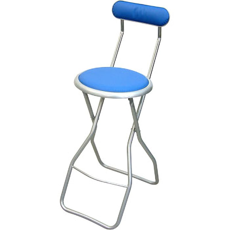 H-60A キャプテンハイ ルネセイコウ ブルー/シルバー色 高さ885mm幅350mm奥行445mm 1脚 H-60A