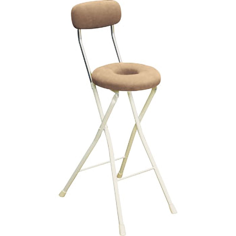 DNC-65/12 ドーナツチェア ハイ ルネセイコウ アイボリー色 高さ910mm幅360mm奥行460mm