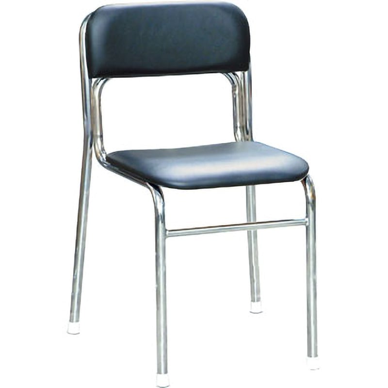 SL-42C リブラチェア ルネセイコウ スタッキング可 ブラック色 質量4.7kg 高さ735mm幅460mm奥行460mm