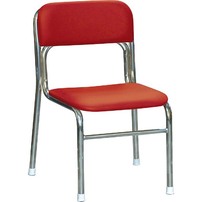 SL-34C リブラチェア ルネセイコウ スタッキング可 レッド色 質量4.3kg 高さ650mm幅450mm奥行460mm