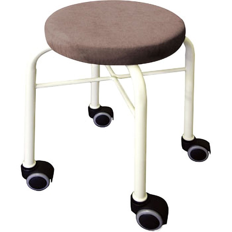 SRN-100W セレスタースツール ルネセイコウ ブラウン/ミルキーホワイト色 高さ450mm幅305mm奥行305mm  SRN-100W 8,498円